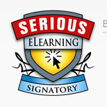 serious eLearning manifesto signatory badge